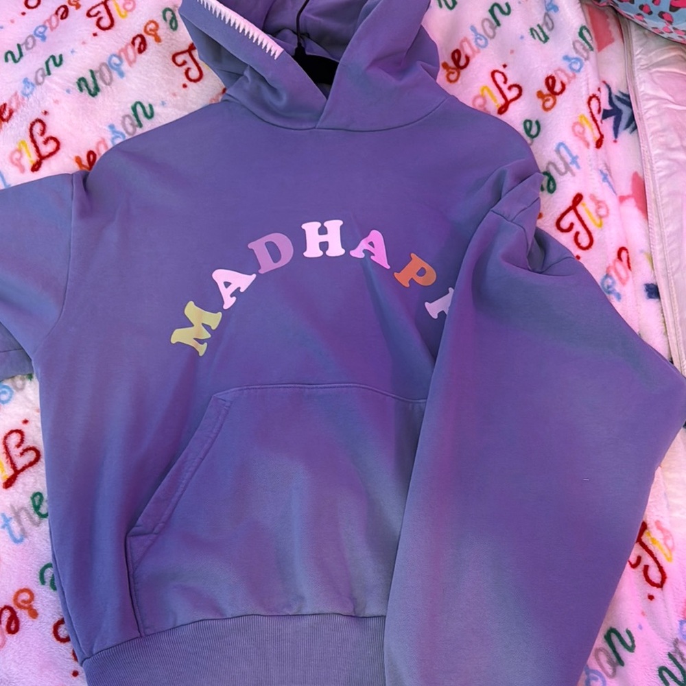 MADHAPPY Kids Purple Hoodie